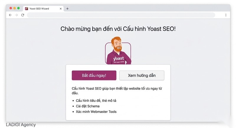 Yoast SEO là gì? Hướng dẫn 6 cách sử dụng Yoast SEO để tối ưu bài viết 4 Sử dụng trình hướng dẫn cấu hình