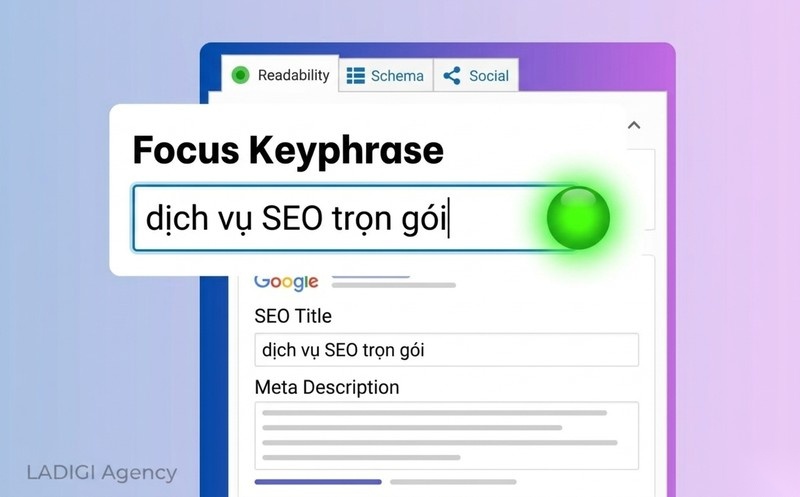 Yoast SEO là gì? Hướng dẫn 6 cách sử dụng Yoast SEO để tối ưu bài viết 6 Tối ưu từ khóa trọng tâm Focus Keyphrase