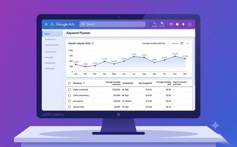 Top 10 công cụ nghiên cứu từ khóa SEO hiệu quả 2026 1 Google Keyword Planner