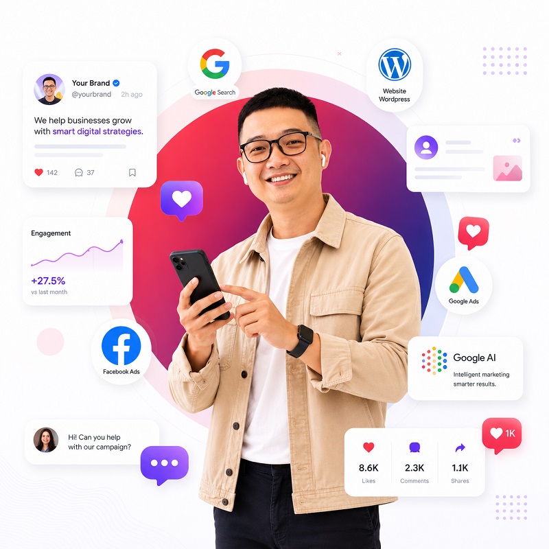 CHIẾN DỊCH MARKETING ONLINE SÁNG TẠO VÀ HIỆU QUẢ CHO MỌI QUY MÔ DOANH NGHIỆP