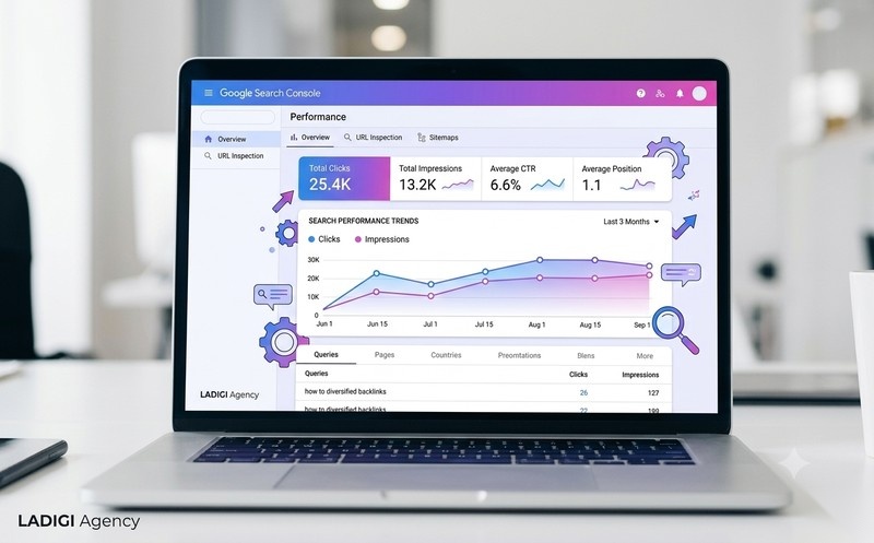 8 công cụ kiểm tra thứ hạng từ khóa SEO chính xác 2026 1 Google Search Console