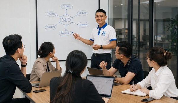 Học viên thực hành tại lớp