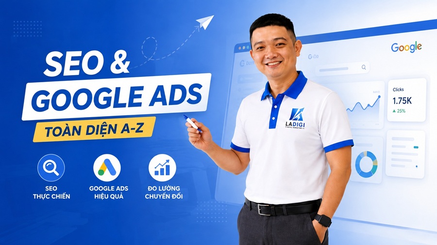 Top 10 khóa học SEO online uy tín nhất hiện nay 1 Khóa học SEO Google Ads