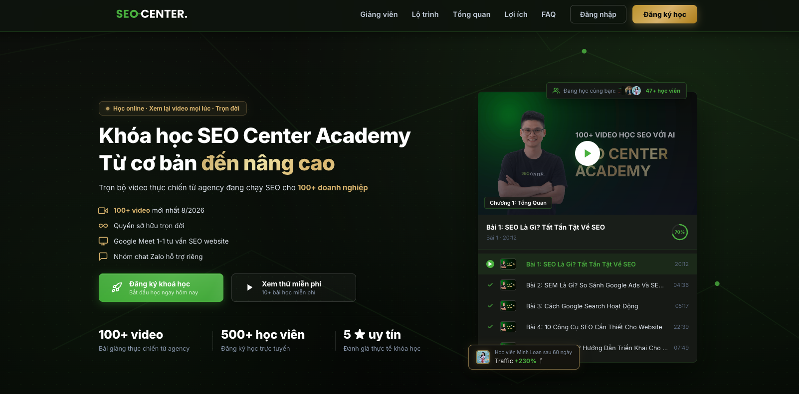 Top 10 khóa học SEO online uy tín nhất hiện nay 3 Top 10 khóa học SEO online uy tín nhất hiện nay 2
